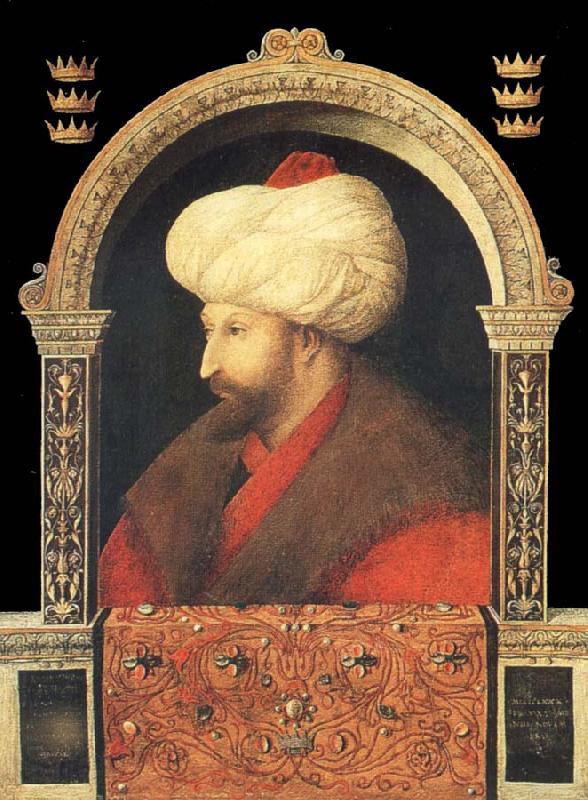 Gentile Bellini Mehmed II Norge oil painting art